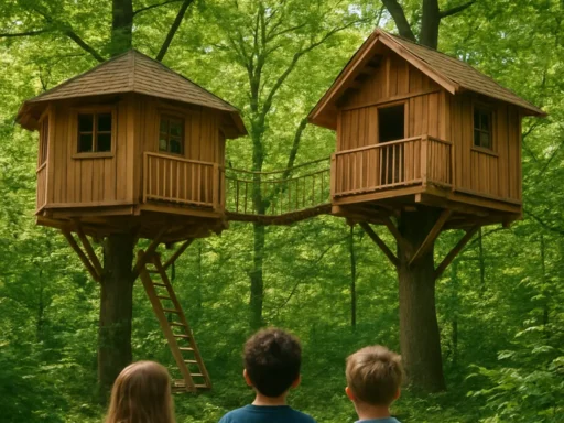 Bijzonder overnachten met kinderen: boomhutten