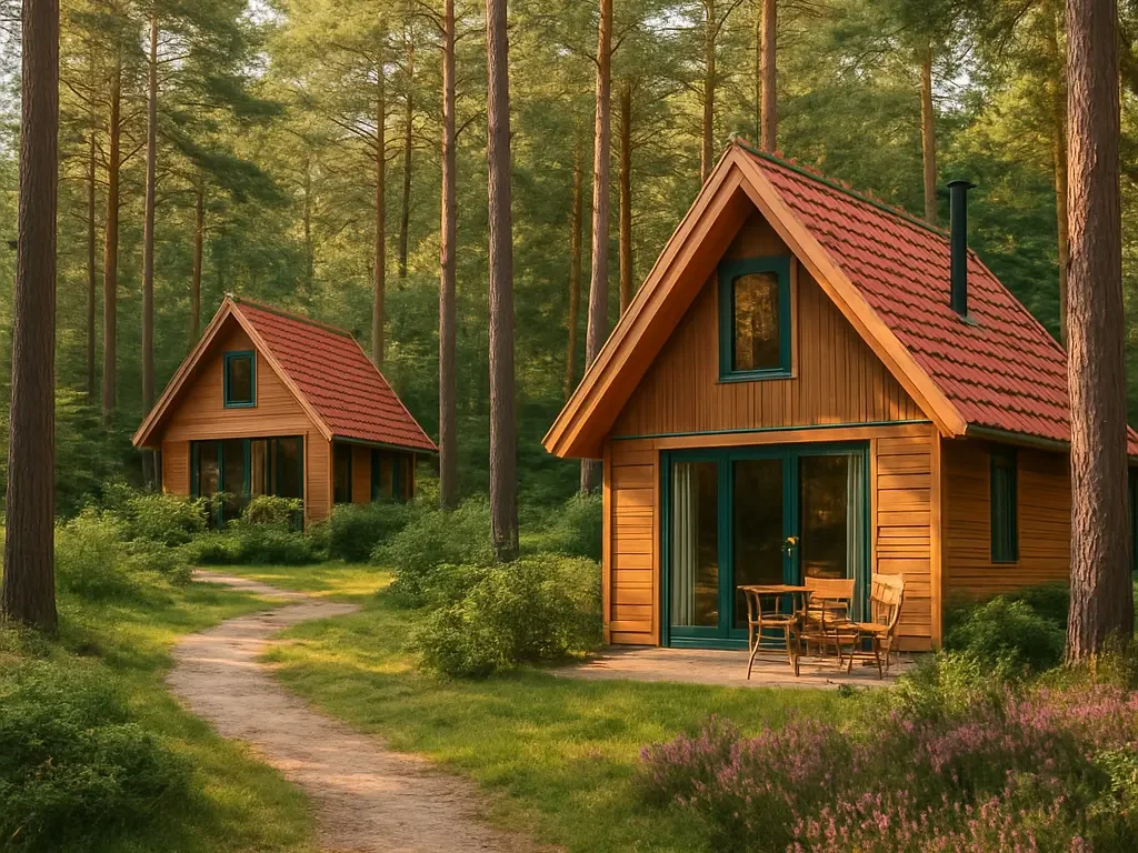 De mooiste vakantiehuisjes in de bossen van Nederland