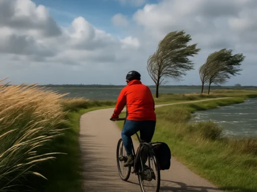 Een fietstrip door Zeeland: wind