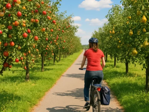 Fietsen door de Betuwe: fruit