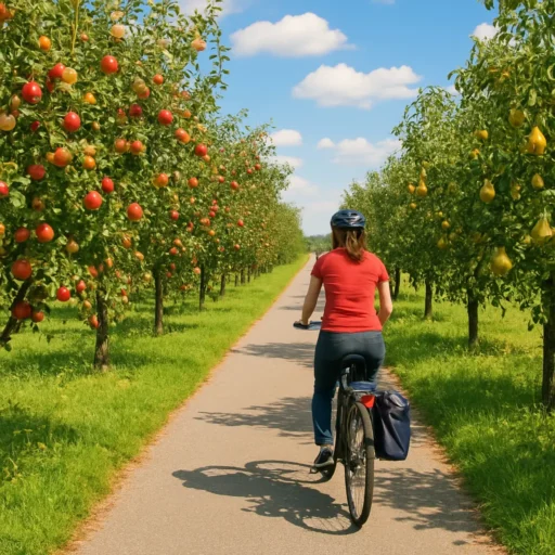 Fietsen door de Betuwe: fruit