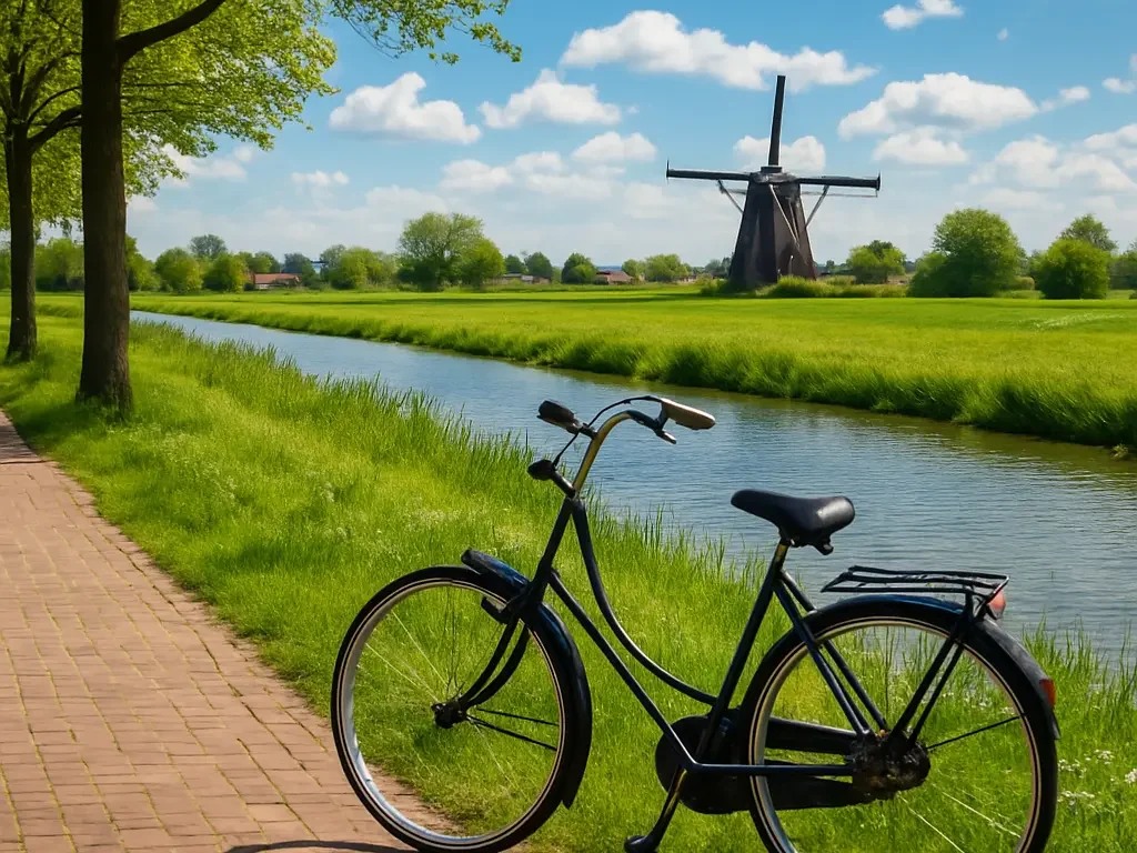 Fietsen en buiten zijn in Nederland