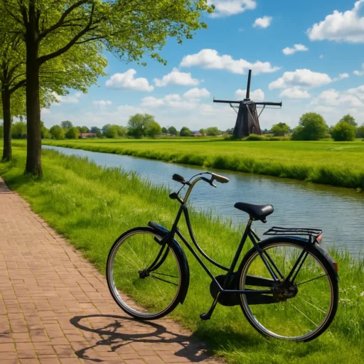 Fietsen en buiten zijn in Nederland