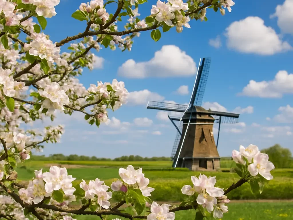 Lente in Nederland: bloesem