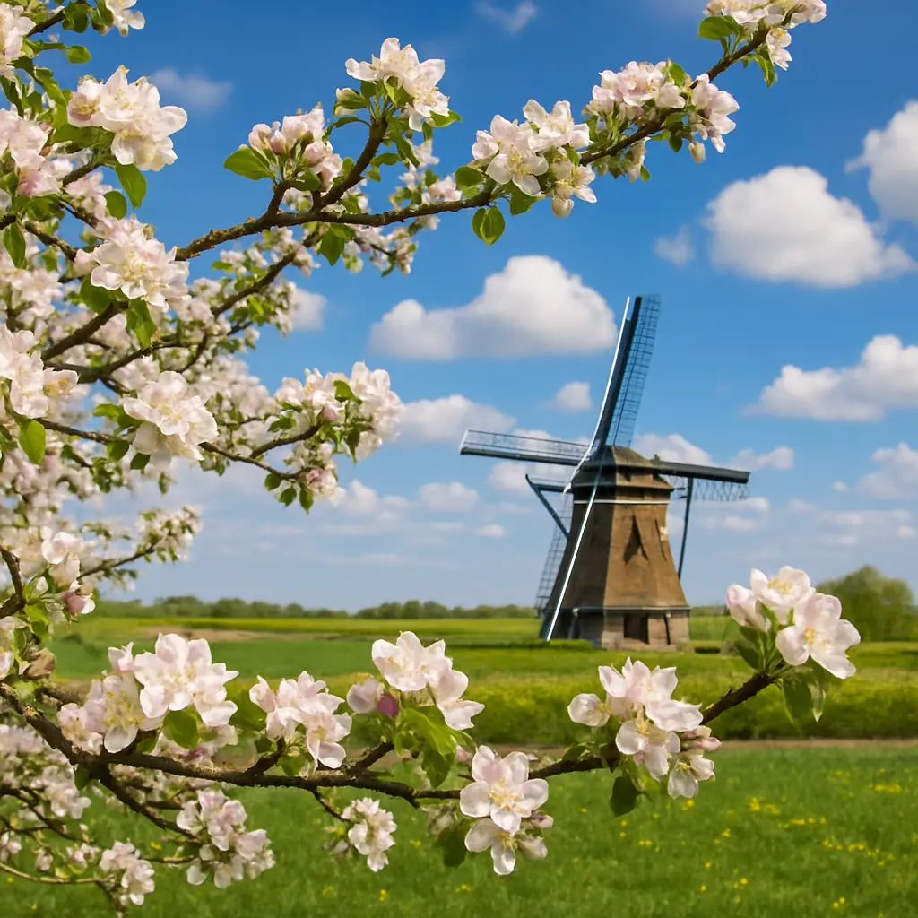 Lente in Nederland: bloesem