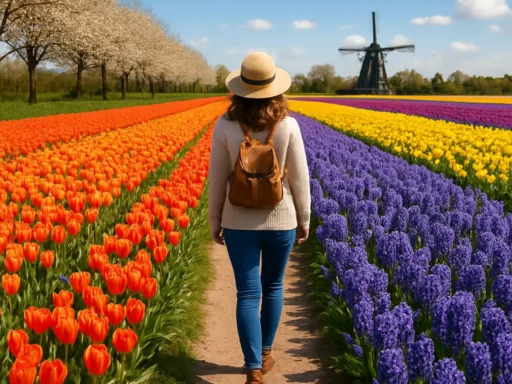 Lente wandelen in de Bollenstreek: routes langs de bloemen