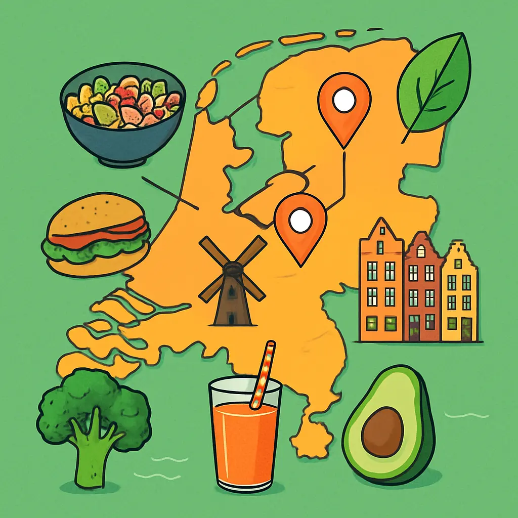 Vegetarisch en vegan eten in Nederland: steden en hotspots